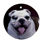 Bulldog Ornament (Round)