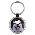 Bulldog Key Chain (Round)