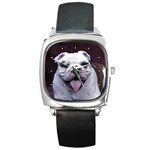 Bulldog Square Metal Watch