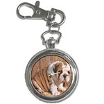 Bulldog Key Chain Watch