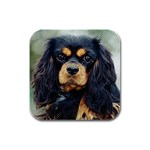 Cavalier King Charles Spaniel Rubber Square Coaster (4 pack)