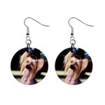 Chinese Crested 1  Button Earrings