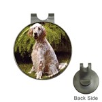 English Setter Golf Ball Marker Hat Clip