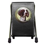 German Shorthaired Pointer Pen Holder Desk Clock