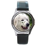 Great Pyrenees Round Metal Watch