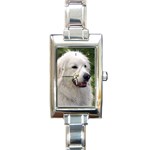 Great Pyrenees Rectangular Italian Charm Watch