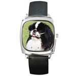 Japanese Chin Square Metal Watch