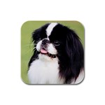 Japanese Chin Rubber Square Coaster (4 pack)