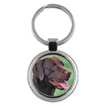 Labrador Retriever Lab Key Chain (Round)