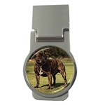 Pit Bull Money Clip (Round)