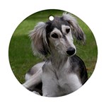 Saluki Ornament (Round)