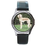 Saluki Round Metal Watch