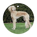 Saluki Ornament (Round)