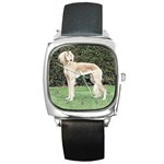 Saluki Square Metal Watch