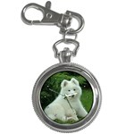 Samoyed Puppy Key Chain Watch