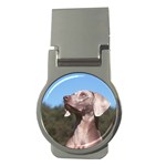 Weimaraner Money Clip (Round)