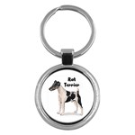 Rat Terrier Key Chain (Round)