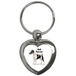 Rat Terrier Key Chain (Heart)