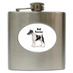 Rat Terrier Hip Flask (6 oz)