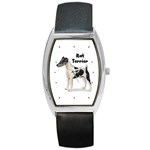 Rat Terrier Barrel Style Metal Watch