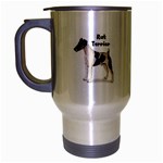 Rat Terrier Travel Mug (Silver Gray)