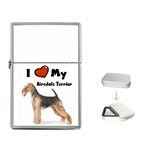 I Love My Airedale Terrier Flip Top Lighter