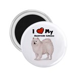 I Love My American Eskimo 2.25  Magnet