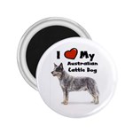 I Love My Australian Cattle Dog 2.25  Magnet