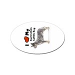 I Love My Australian Cattle Dog Sticker (Oval)