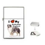 I Love My Australian Shepherd Flip Top Lighter