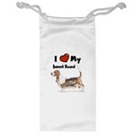 I Love My Basset Hound Jewelry Bag