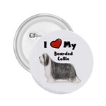 I Love My Bearded Collie 2.25  Button