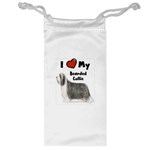 I Love My Bearded Collie Jewelry Bag