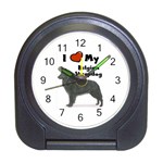 I Love My Belgian Sheepdog Travel Alarm Clock