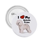 I Love My Bichon Frise 2.25  Button