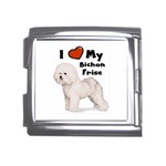 I Love My Bichon Frise Mega Link Italian Charm (18mm)