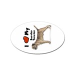 I Love My Border Terrier Sticker (Oval)