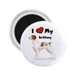 I Love My Brittany 2.25  Magnet