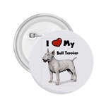 I Love My Bull Terrier 2.25  Button