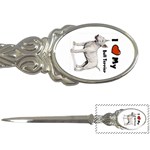 I Love My Bull Terrier Letter Opener