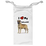 I Love My Bullmastiff Jewelry Bag