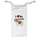 I Love My Cavalier King Charles Spaniel Jewelry Bag