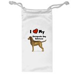 I Love My Chesapeake Bay Retriever Jewelry Bag