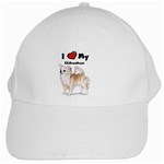 I Love My Chihuahua White Cap