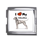 I Love My Dalmatian Mega Link Italian Charm (18mm)