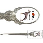 I Love My Doberman Pinscher Letter Opener