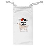 I Love My English Setter Jewelry Bag