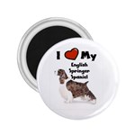 I Love My English Springer Spaniel 2.25  Magnet