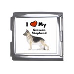 I Love My German Shepherd Mega Link Italian Charm (18mm)