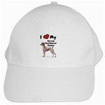 I Love My German Shorthaired Pointer White Cap